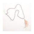 Eliza Gracious Ostrich Feather Pendant - Pink - Old Railway Line Garden Centre