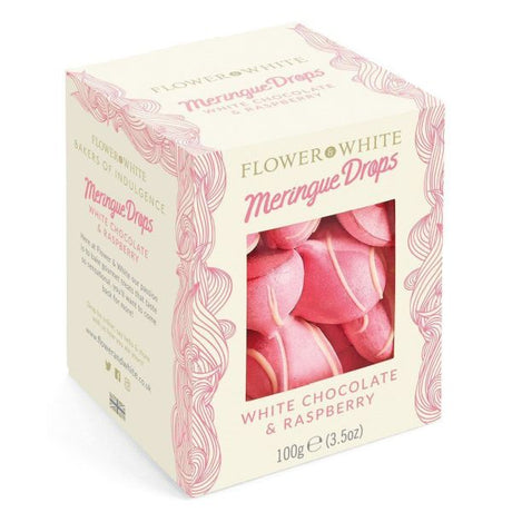 Exquisite Swiss Baked Chocolate Meringue Drops White Chocolate - Old Railway Line Garden Centre