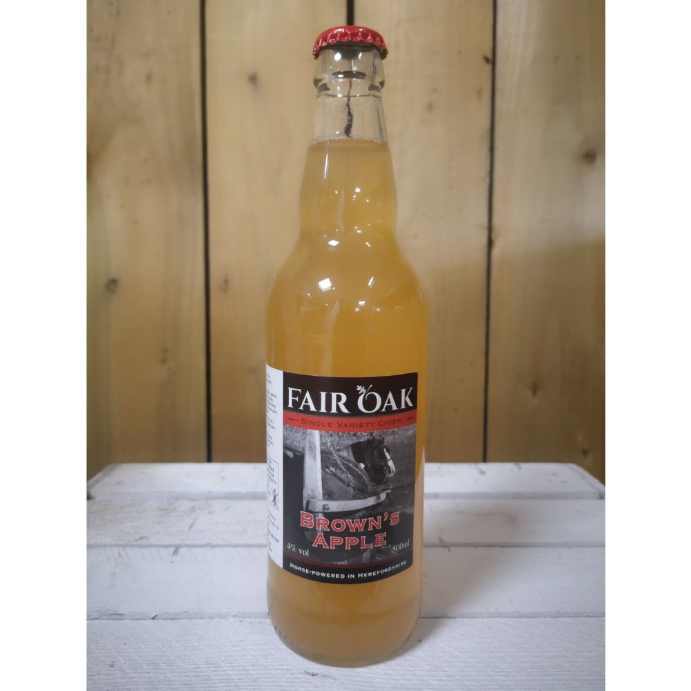 Fair Oak Brown's Apple Cider 500ml - Old Railway Line Garden Centre