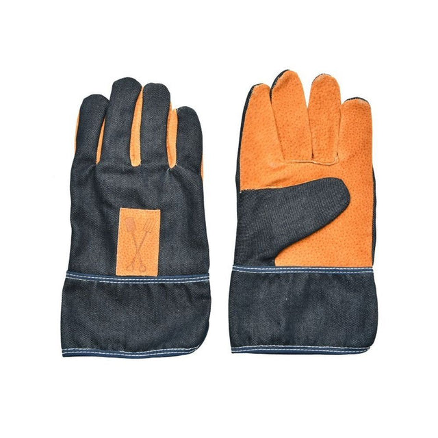 Fallen Fruits 27cm Short Denim Garden Gloves - Old Railway Line Garden Centre