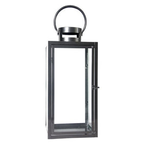 Fallen Fruits 41cm Anthracite Lantern - Old Railway Line Garden Centre