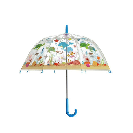 Fallen Fruits 70cm Transparent Sea Life Kids Umbrella - Old Railway Line Garden Centre