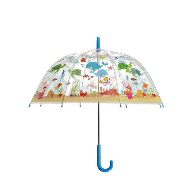 Fallen Fruits 70cm Transparent Sea Life Kids Umbrella - Old Railway Line Garden Centre