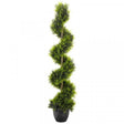 Faux Decor 120cm Artificial Cypress Topiary Twirl - Old Railway Line Garden Centre