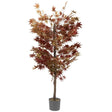 Faux Decor 128cm Artificial Red Acer Tree - Old Railway Line Garden Centre