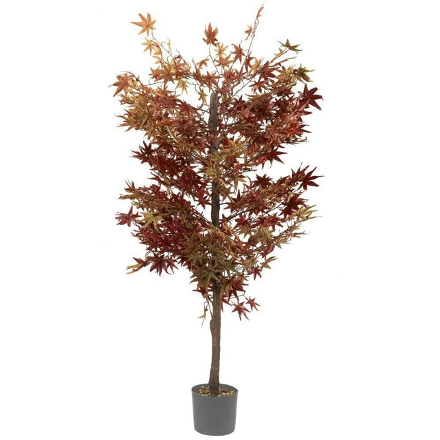 Faux Decor 128cm Artificial Red Acer Tree - Old Railway Line Garden Centre