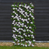 Faux Decor 1.8 x 0.9m Artificial Cherry Blossom Expandable Trellis - Old Railway Line Garden Centre