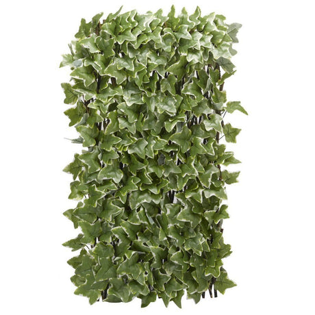 Faux Decor 180cm x 60cm Artificial Ivy Leaf Expandable Trellis - Old Railway Line Garden Centre