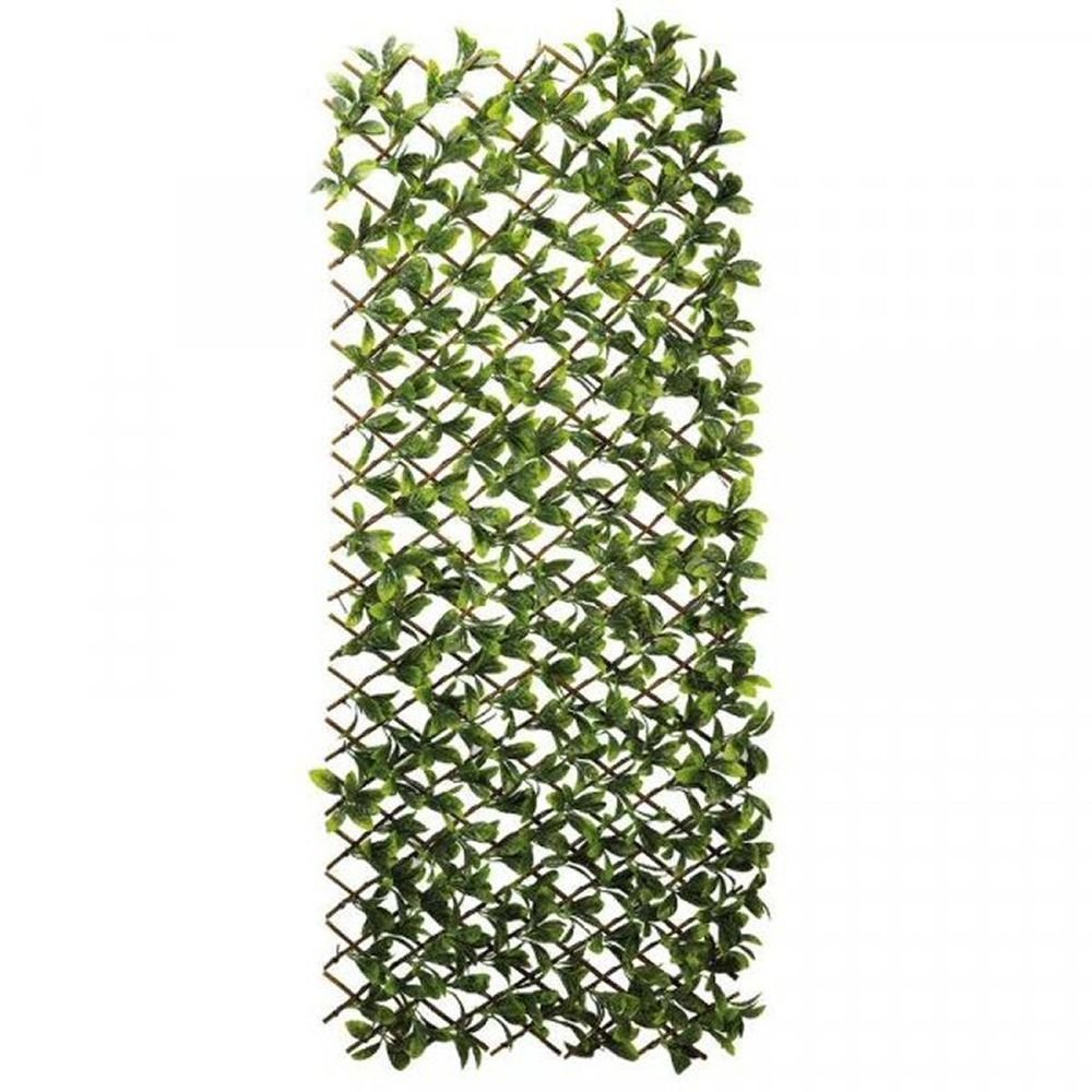 Faux Decor 180cm x 60cm Artificial Lemon Leaf Trellis - Old Railway Line Garden Centre