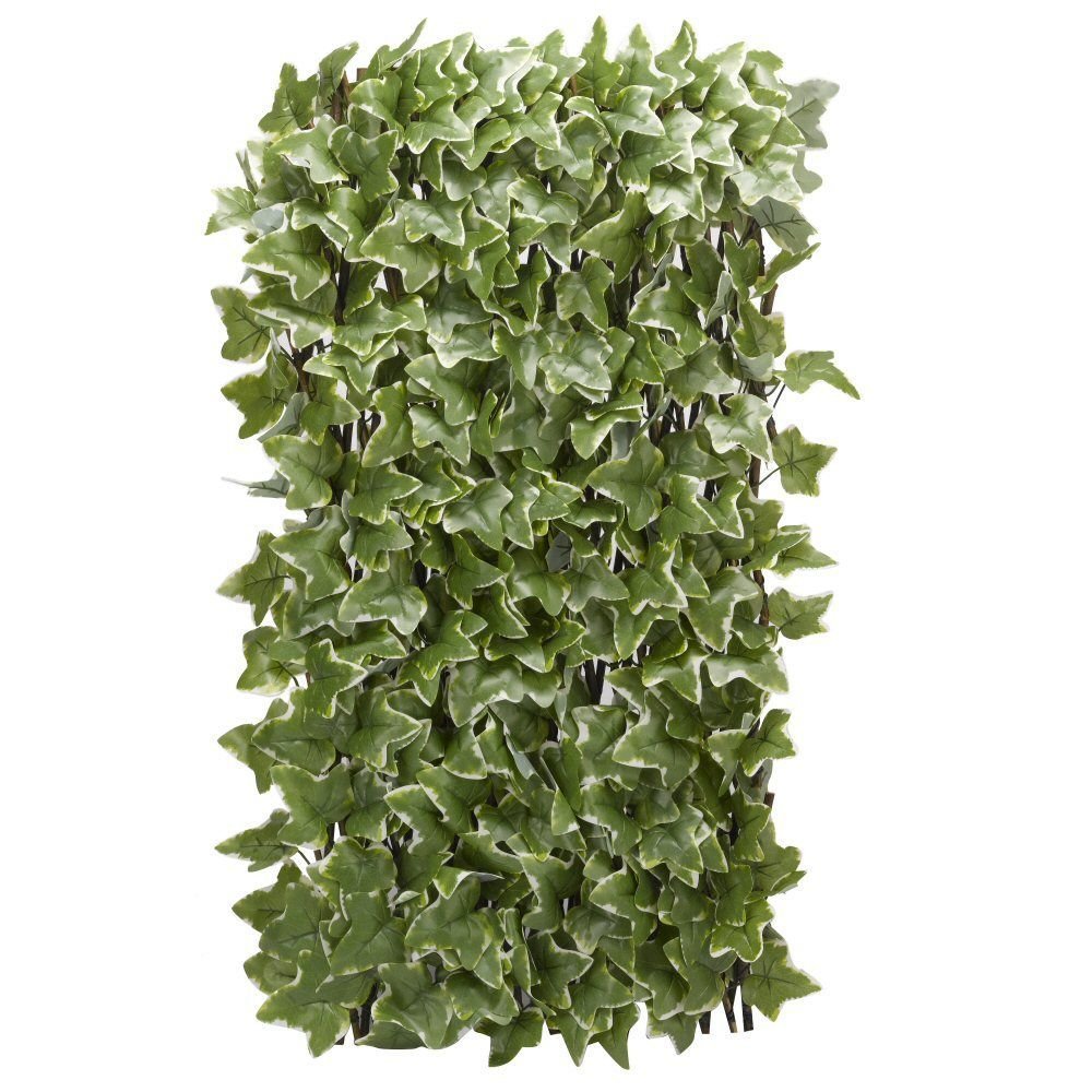 Faux Decor 180cm x 90cm Artificial Ivy Leaf Expandable Trellis - Old Railway Line Garden Centre