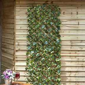 Faux Decor 180cm x 90cm Artificial Maple Leaf Trellis - Old Railway Line Garden Centre