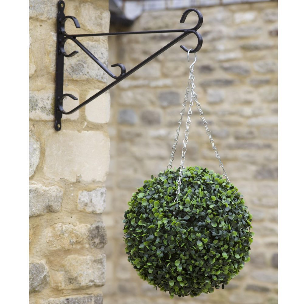 Faux Decor 40cm Artificial Boxwood Topiary Ball - Old Railway Line Garden Centre