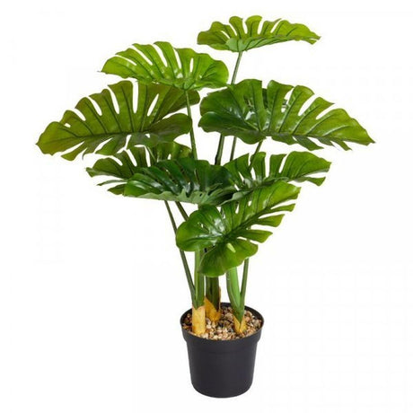 Faux Decor 89cm Artificial Swiss Cheese Plant - Old Railway Line Garden Centre
