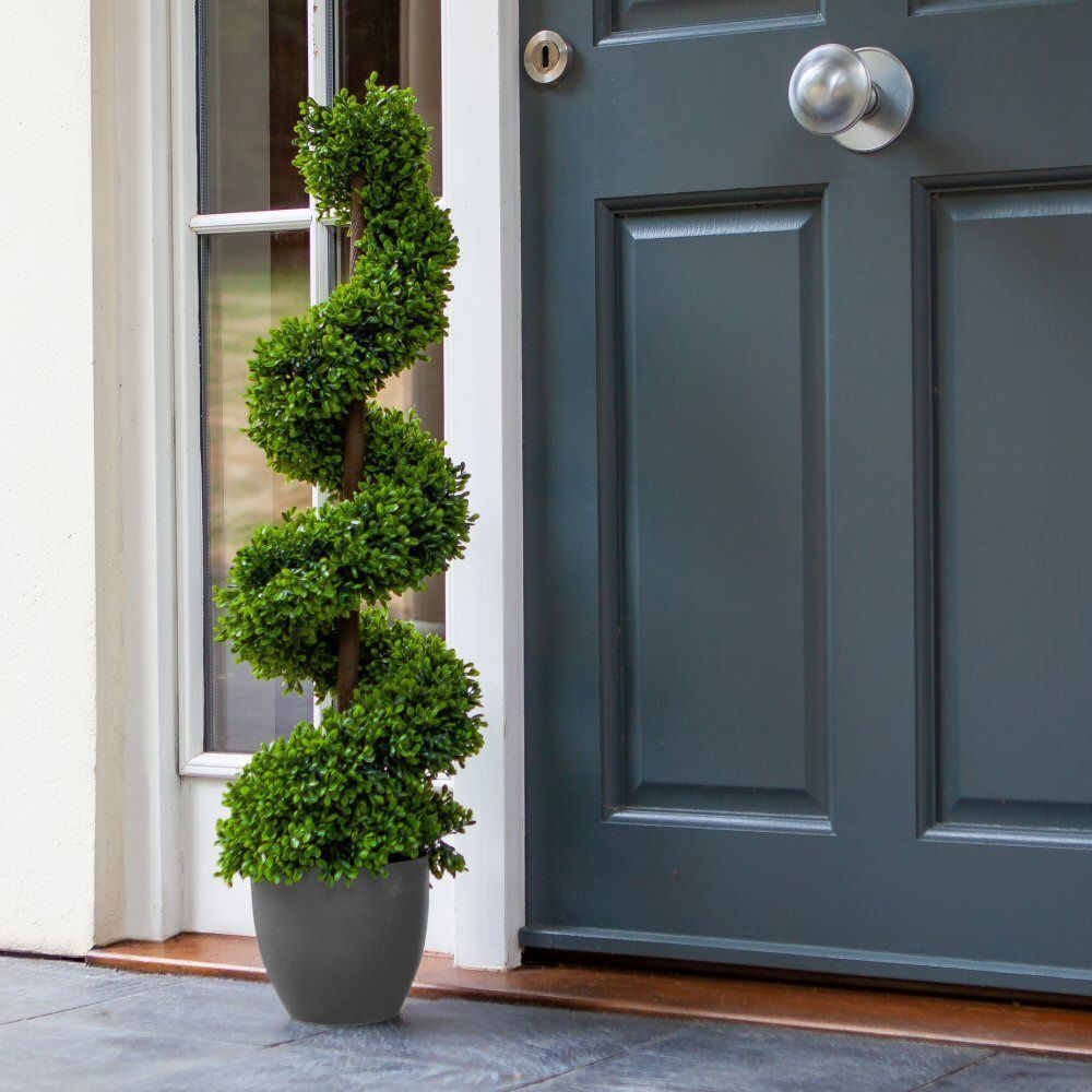 Faux Decor 90cm Artificial Topiary Twirl - Old Railway Line Garden Centre