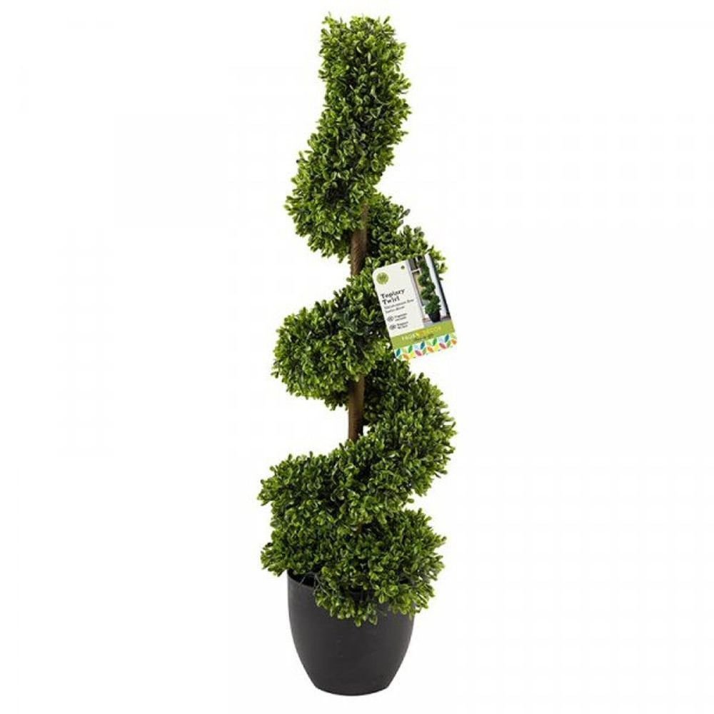 Faux Decor 90cm Artificial Topiary Twirl - Old Railway Line Garden Centre