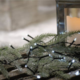 Festive 100 LED White Battery Operated String Lights (9.9m)