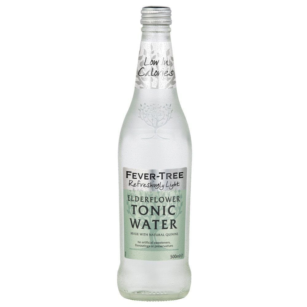 Fever - Tree 500ml Refreshingly Light Elderflower Tonic Water - Old Railway Line Garden Centre