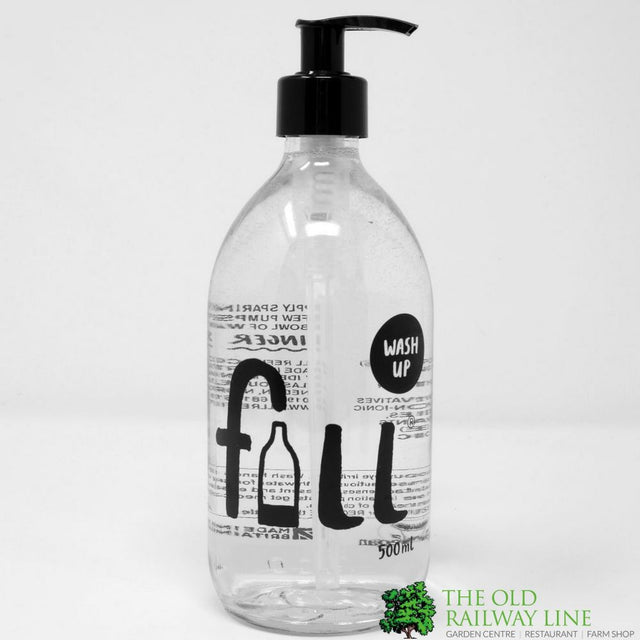 Fill Empty Wash Up 500ml Bottle with Pump Head - Old Railway Line Garden Centre