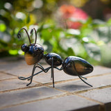 Flamboya 22cm Large Ant Metal Wall Hanger - Old Railway Line Garden Centre