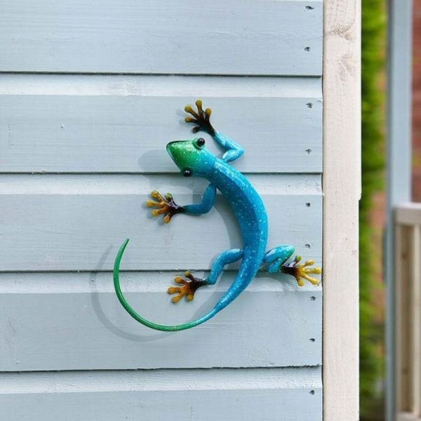 Flamboya Azure Gecko Wall Art - Old Railway Line Garden Centre