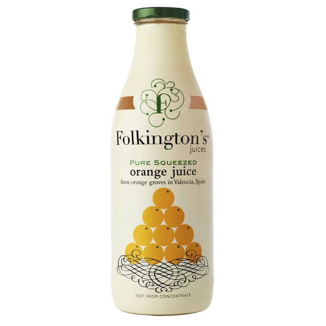 Folkington's 1 Litre Pure Squeezed Orange Juice - Old Railway Line Garden Centre