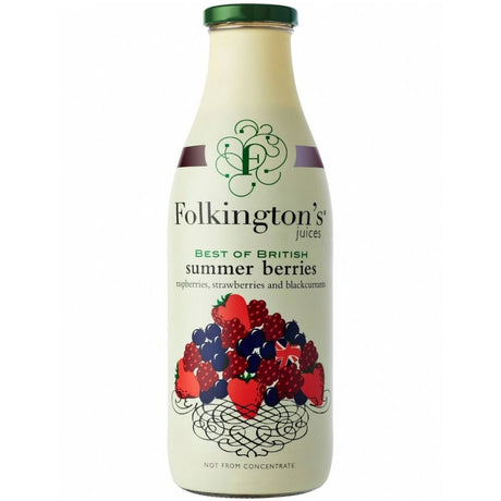 Folkington's 1 Litre Summer Berries Juice - Old Railway Line Garden Centre