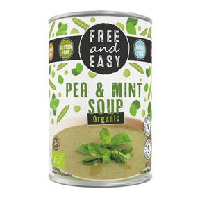 Free & Easy 400g Organic Pea & Mint Soup - Old Railway Line Garden Centre