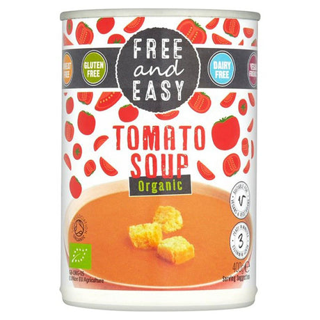 Free & Easy 400g Organic Tomato Soup - Old Railway Line Garden Centre