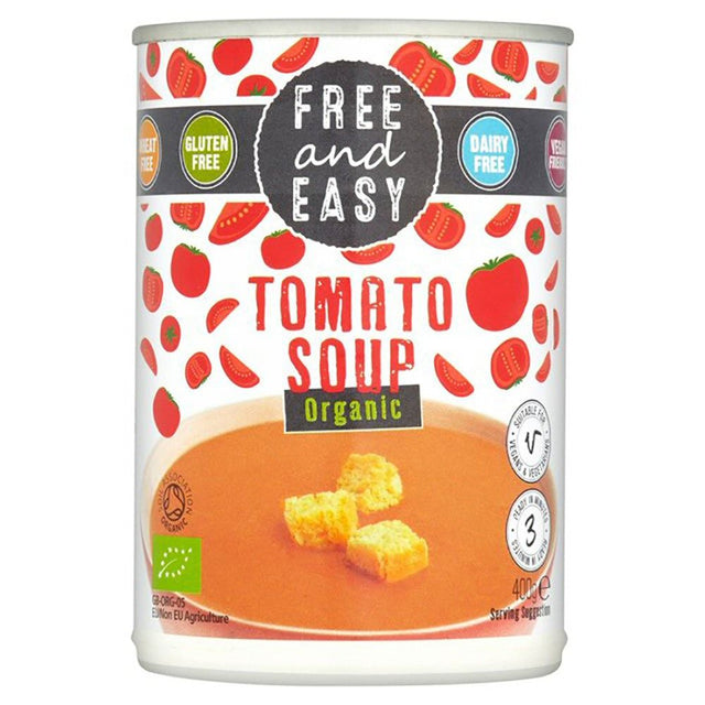 Free & Easy 400g Organic Tomato Soup - Old Railway Line Garden Centre