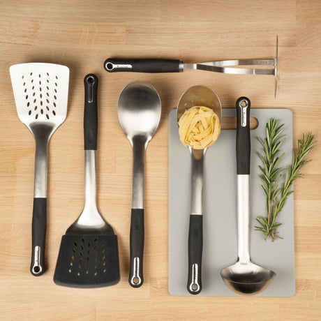 Fusion Black Stainless Steel Ladle - Old Railway Line Garden Centre