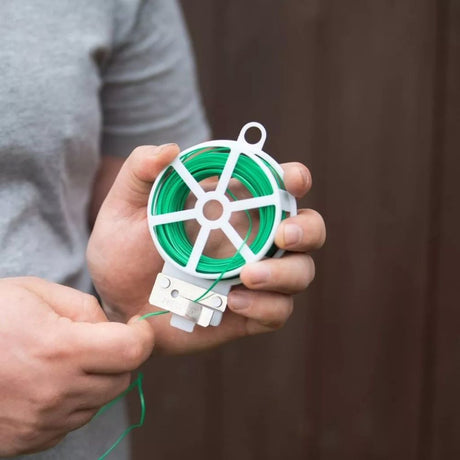 Gardman 100m Twisty Tie & Cutter - Old Railway Line Garden Centre