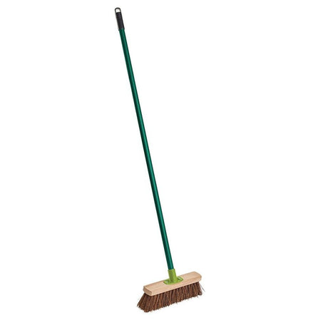 Gardman 12" Stiff Bassine Broom - Old Railway Line Garden Centre