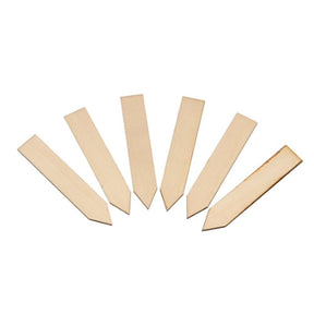 Gardman 15cm Wooden Plant Labels (Pack of 25) - Old Railway Line Garden Centre