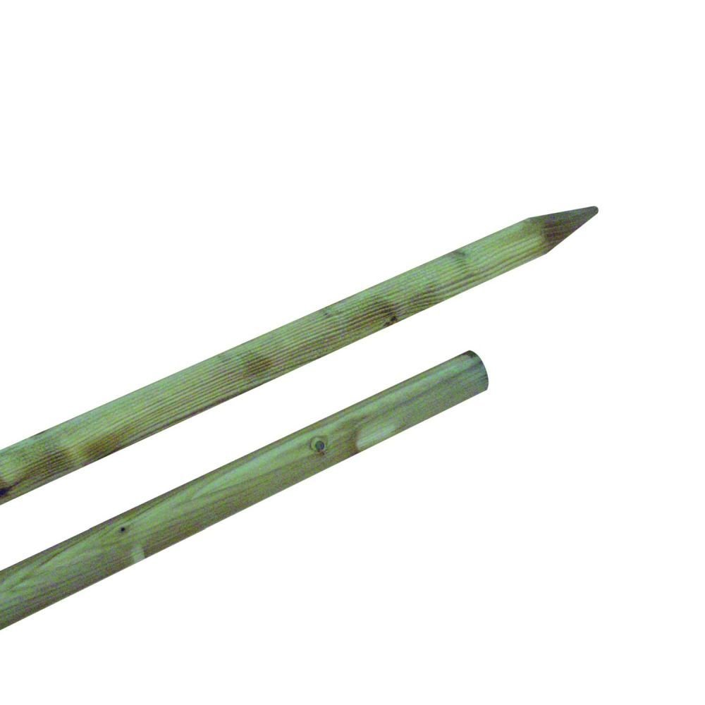 Gardman 1.5m Pressure Treated Softwood Round Tree Stake - Old Railway Line Garden Centre