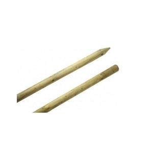 Gardman 2.4m Softwood Round Tree Stake - Old Railway Line Garden Centre