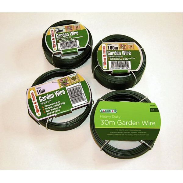 Gardman 30m Heavy Duty Garden Wire - Old Railway Line Garden Centre