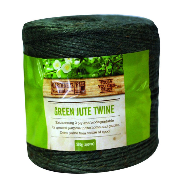 Gardman 500g Green Jute Twine Ball - Old Railway Line Garden Centre