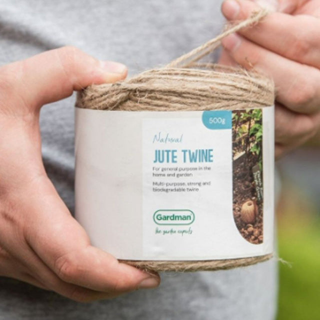 Gardman 500g Natural Jute Twine Ball - Old Railway Line Garden Centre