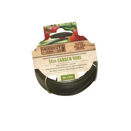 Gardman 50m General Purpose Coated Garden Wire - Old Railway Line Garden Centre