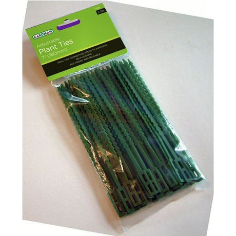 Gardman 7" (18cm) Adjustable Plant Ties (Pack of 50) - Old Railway Line Garden Centre