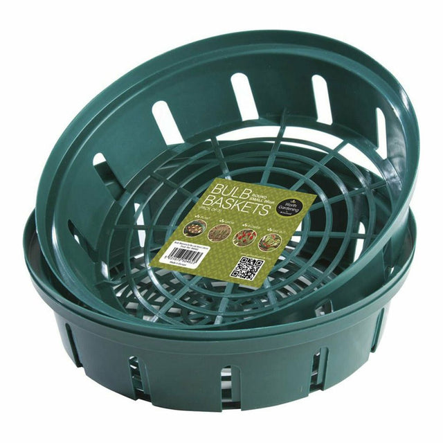 Garland 26cm Small Round Bulb Basket (Pack of 3) - Old Railway Line Garden Centre