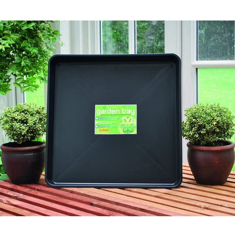 Garland 59cm Black Square Garden Tray - Old Railway Line Garden Centre