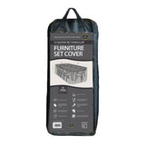 Garland Black 10 Seater Rectangular Set Cover - Old Railway Line Garden Centre