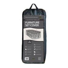 Garland Black 10 Seater Rectangular Set Cover - Old Railway Line Garden Centre
