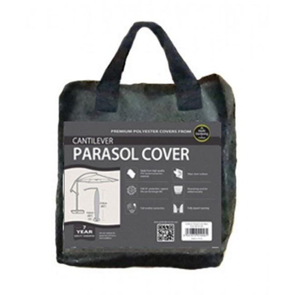 Garland Black Cantilever Parasol Cover - W1456 - Old Railway Line Garden Centre