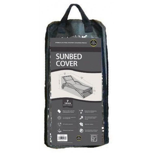 Garland Black Sunbed Cover - W1468 - Old Railway Line Garden Centre