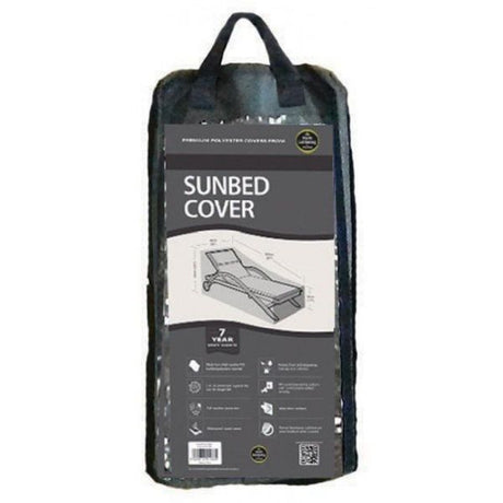 Garland Black Sunbed Cover - W1468 - Old Railway Line Garden Centre