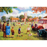 Gibsons Games 2 x 500 Piece 'View from the Sidelines' Jigsaw Puzzle - Old Railway Line Garden Centre