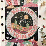 Gibsons Games 500 Piece Be Kind to Your Mind Jigsaw Puzzle - Old Railway Line Garden Centre