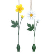 Gisela Graham 18cm Buttercup and Daisy Metal Flower Hanging Decoration (Choice of 2) - Old Railway Line Garden Centre